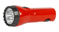 Аккумуляторный светодиодный фонарь 4 LED с прямой зарядкой Smartbuy, красный (SBF-93-R)/160