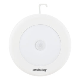 Светодиодный фонарь с датчиком движения и света 6 LED Smartbuy 3*AAA, белый (SBF-6-K) - 