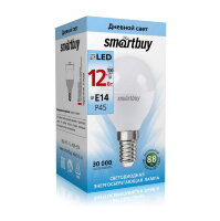 Светодиодная (LED) Лампа Smartbuy-P45-12W/4000/E14 (SBL-P45-12-40K-E14)/100