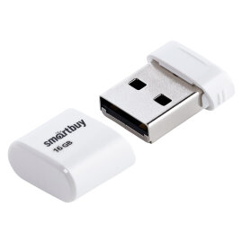 USB накопитель Smartbuy 16GB LARA White (SB16GBLARA-W) - 