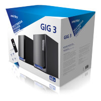 Акустическая система 2.0 SmartBuy GIG 3, мощность 40 Вт, МДФ, Bluetooth, FM/MP3, LED (SBA-5050)