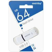 USB накопитель Smartbuy 64GB Paean White (SB64GBPN-W)