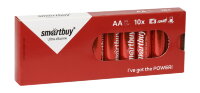Батарейка алкалиновая Smartbuy LR6/10 box (10/300)  (SBBA-2A10BX)